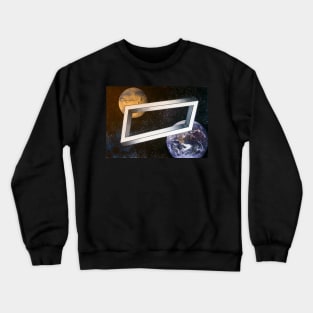 Cuboid in Space Crewneck Sweatshirt